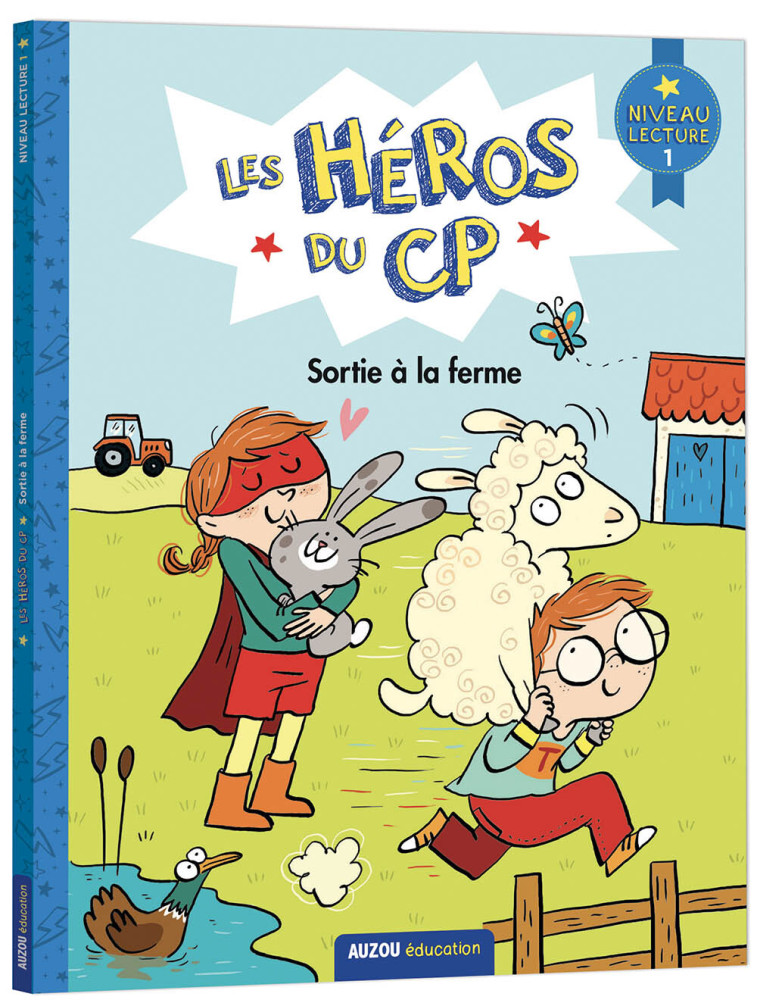 LES HEROS DU CP SORTIE A LA FERME NIVEAU 1 - MARTINS/DREIDEMY - AUZOU