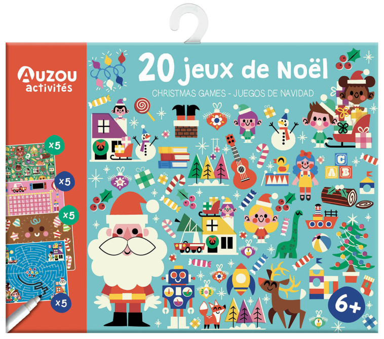 20 JEUX DE NOEL - PINTACHAN - AUZOU