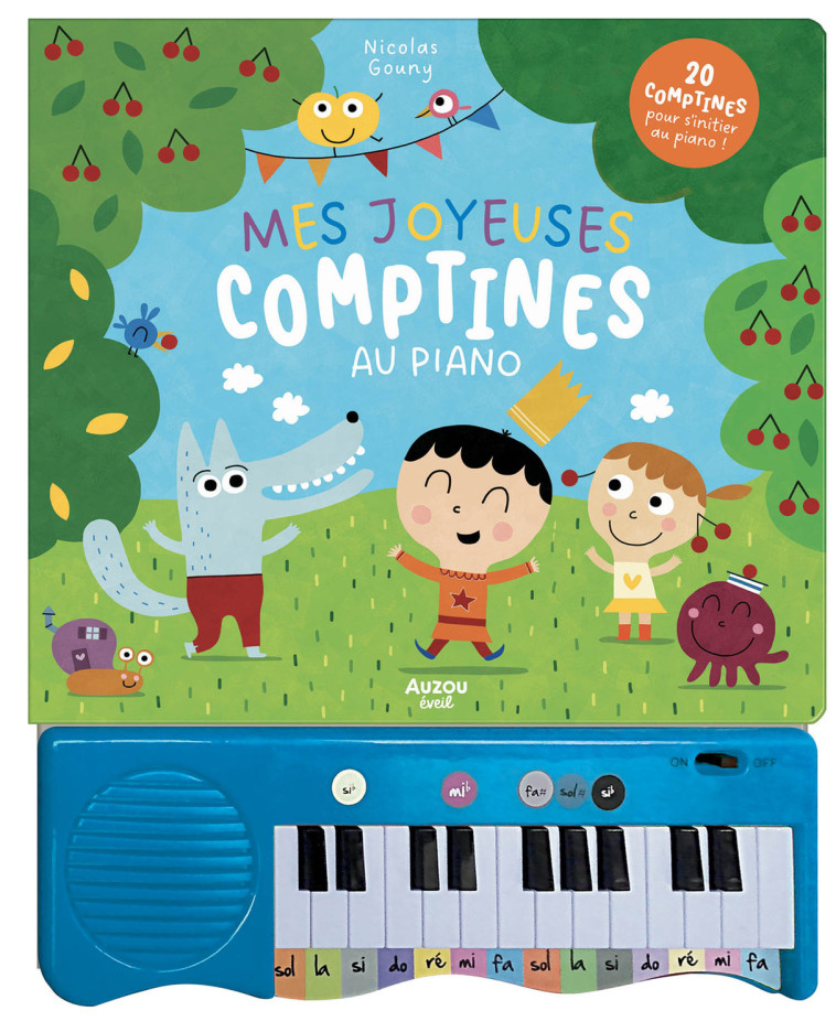 MES JOYEUSES COMPTINES AU PIANO - GOUNY NICOLAS - AUZOU