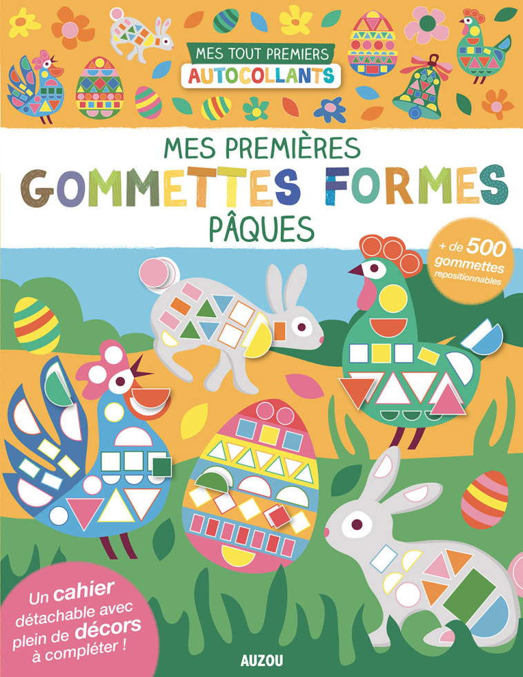 MES PREMIERES GOMMETTES FORMES PAQUES - TAYLOR NADIA - AUZOU