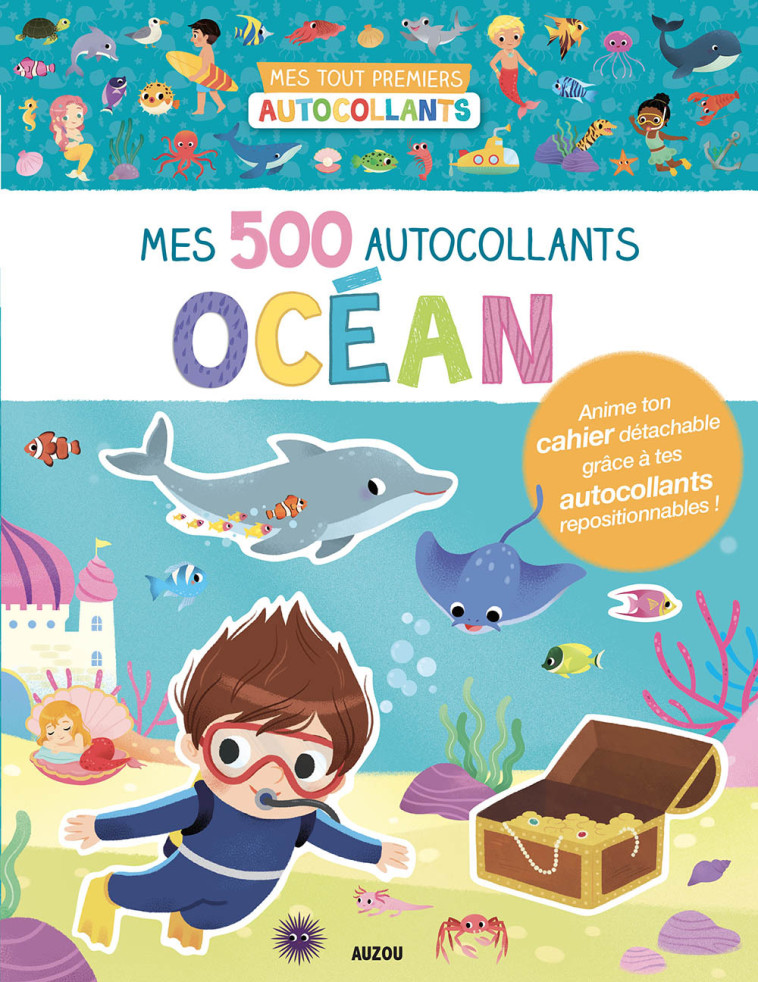 MES 500 AUTOCOLLANTS - OCEAN - WU YI-HSUAN - AUZOU