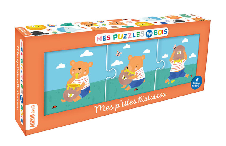 MES PUZZLES EN BOIS - MES P'TITES HISTOIRES - GHATAORA NINA - AUZOU