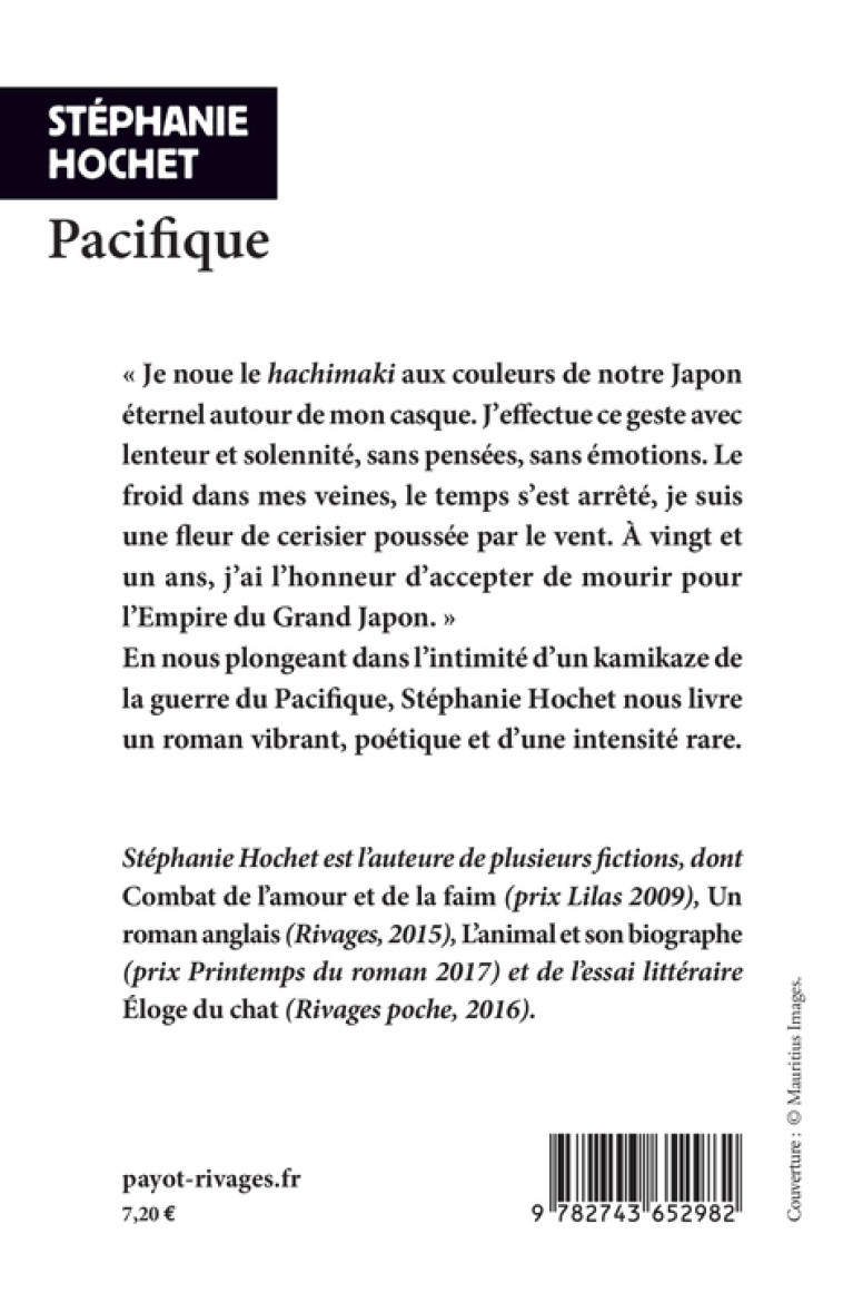 PACIFIQUE - HOCHET STEPHANIE - RIVAGES