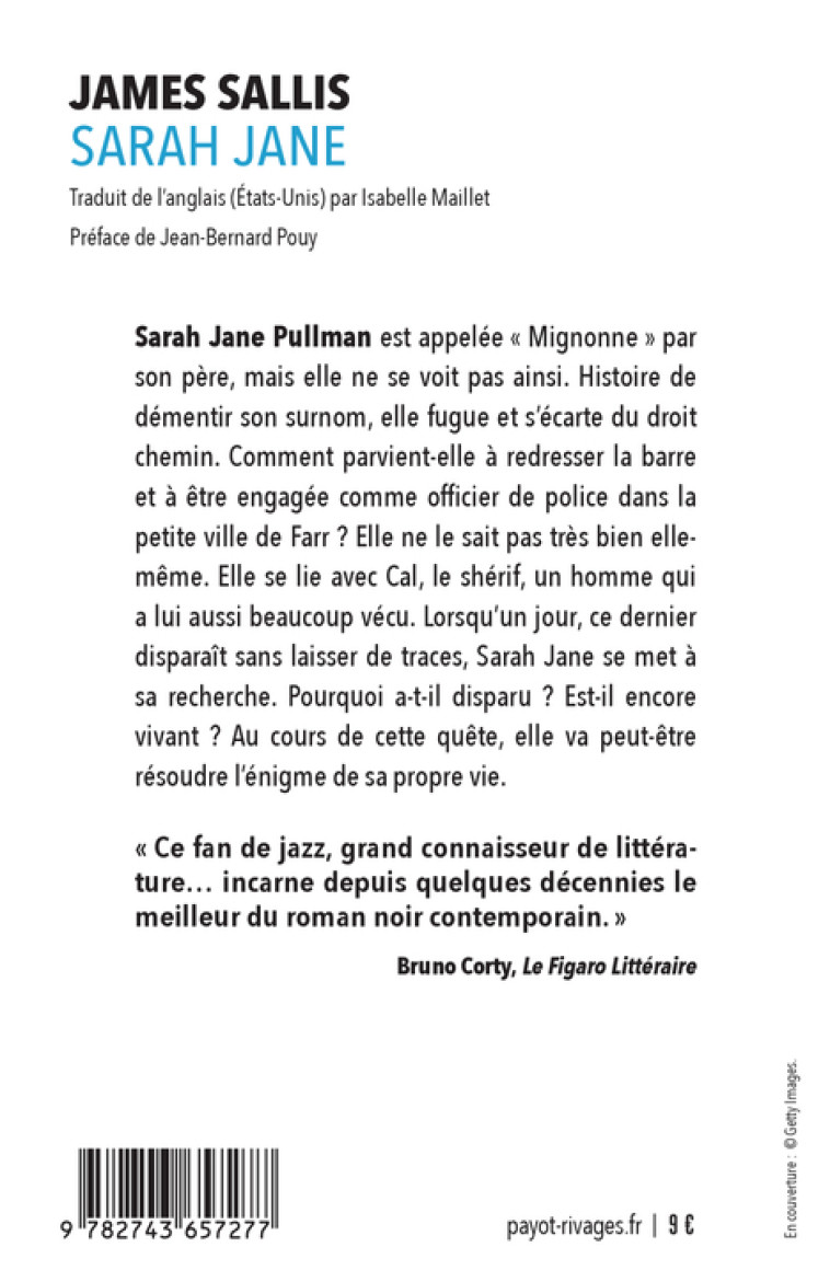 SARAH JANE - SALLIS/POUY - RIVAGES