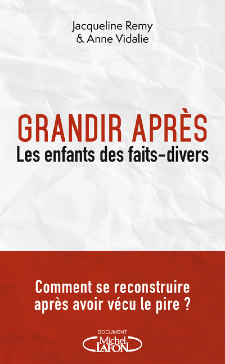 GRANDIR APRES - REMY/VIDALIE - MICHEL LAFON