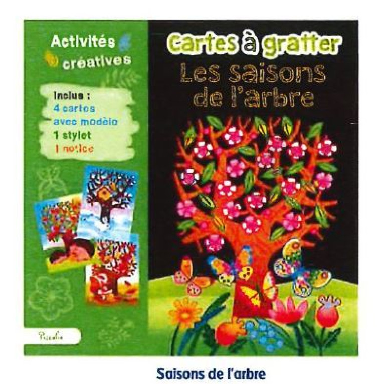 LES SAISONS DE L'ARBRE CARTES A GRATTER - GRASSI MARCELLA - PICCOLIA