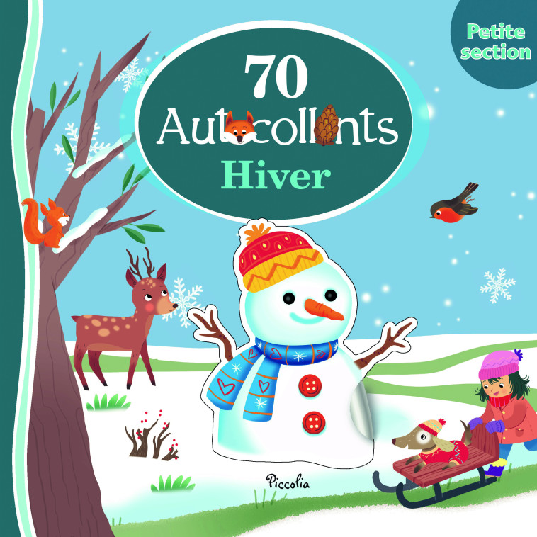 70 AUTOCOLLANTS - HIVER - RUBINO MAURIZIO - PICCOLIA