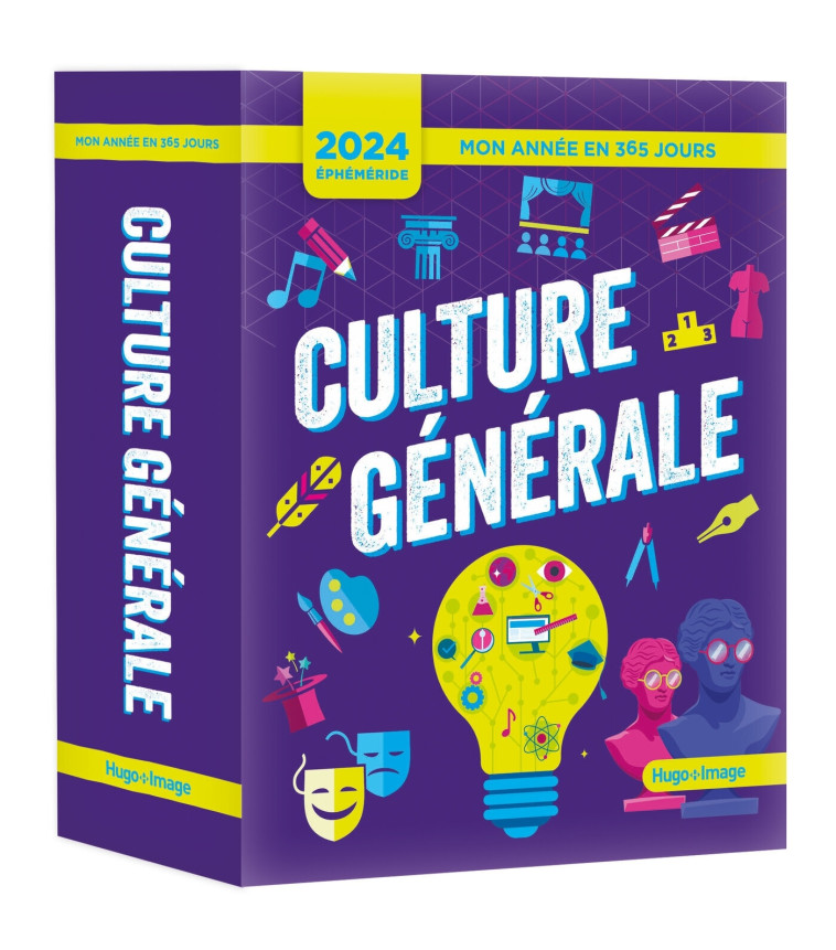 MON ANNEE - QUESTIONS DE CULTURE GENERALE 2024 - COLLECTIF - HUGO IMAGE