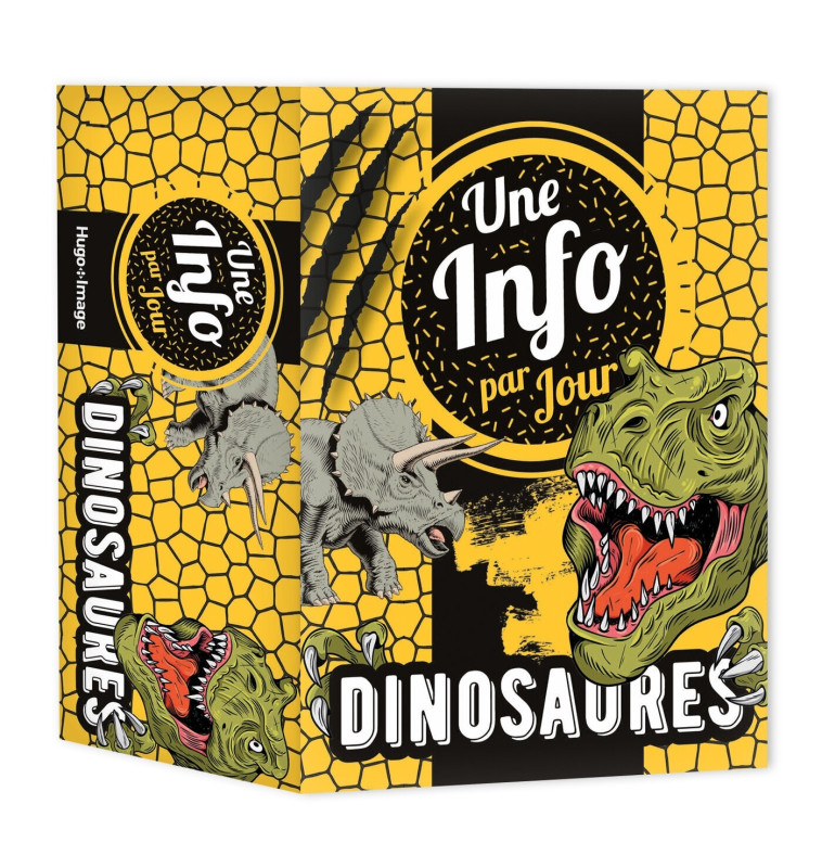 UNE INFO PAR JOUR DINOSAURES 2023 - COLLECTIF - HUGO IMAGE