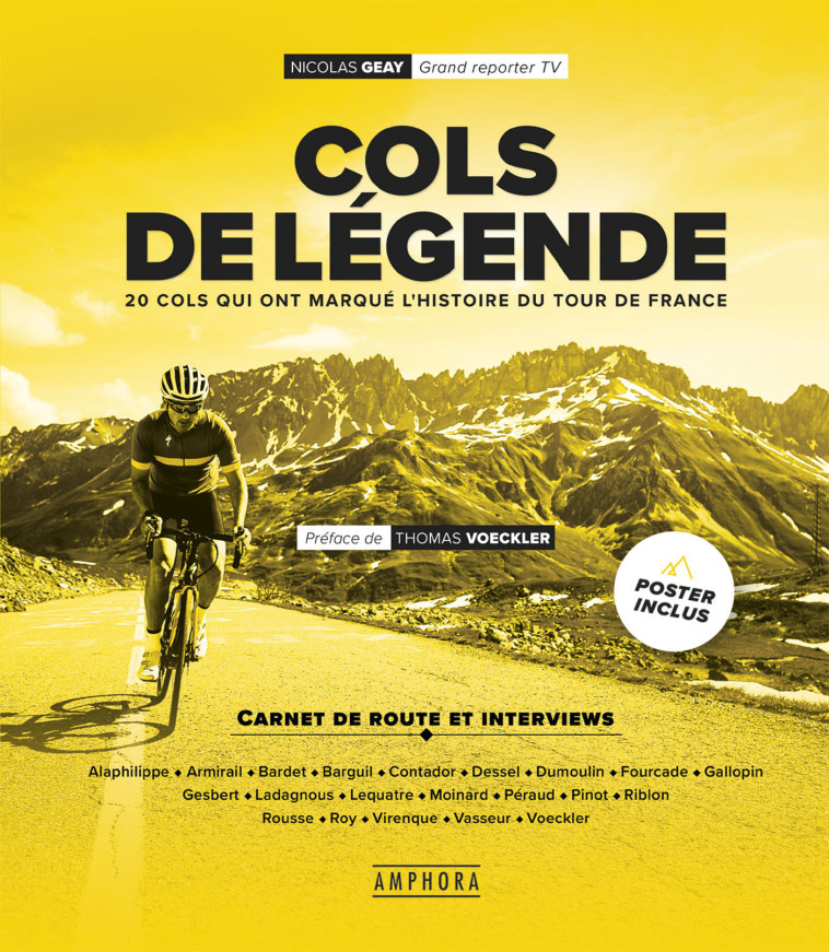 COLS DE LEGENDE + POSTER (NOUVELLE EDITION) - GEAY NICOLAS - AMPHORA