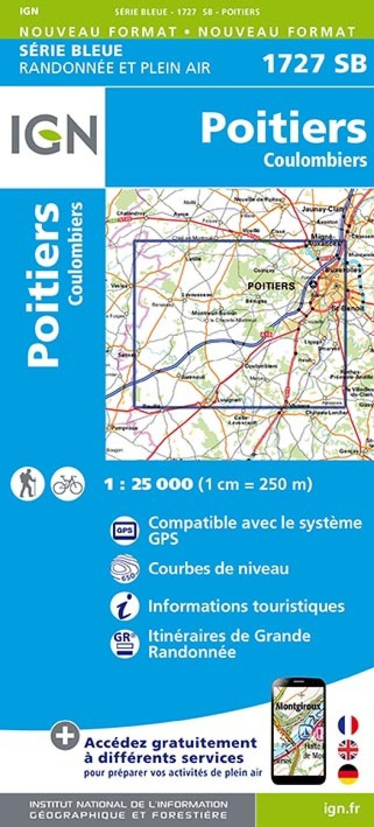 1727SB POITIERS - COULOMBIERS - XXX - IGN