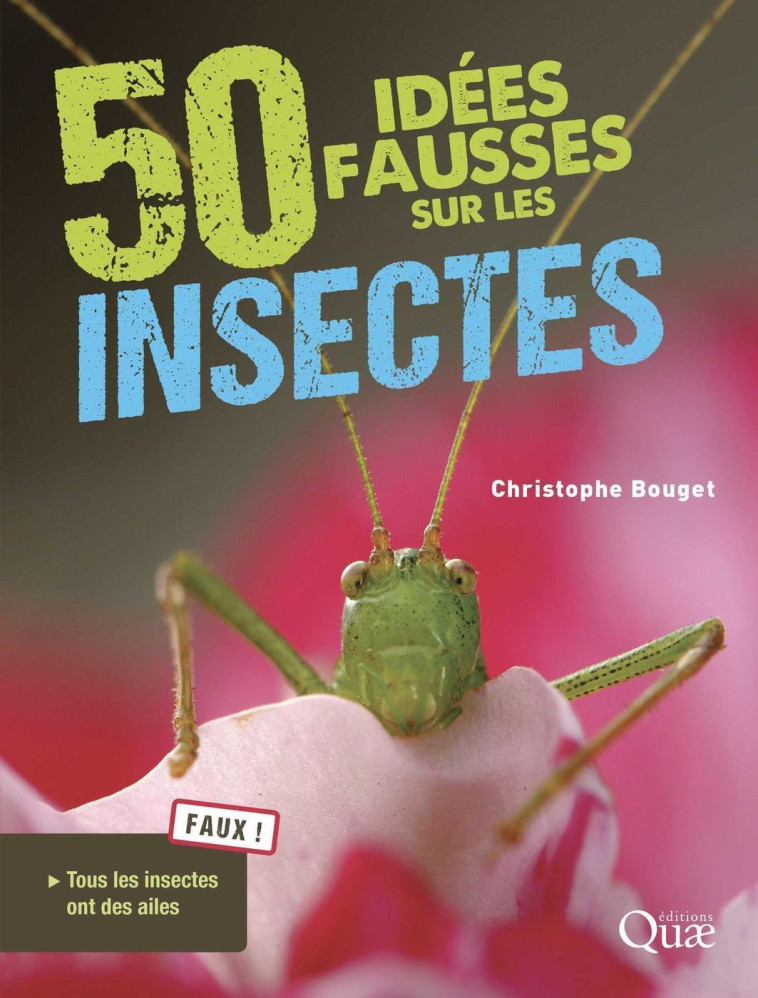 50 IDEES FAUSSES SUR LES INSECTES - BOUGET CHRISTOPHE - QUAE