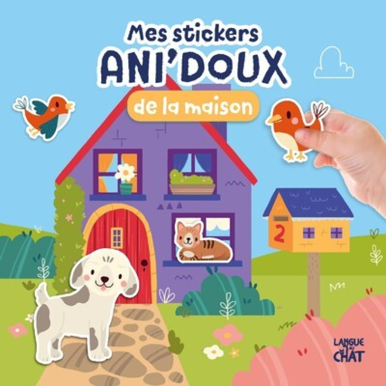 MES STICKERS ANI'DOUX DE LA MAISON - COLLECTIF - LANGUE AU CHAT