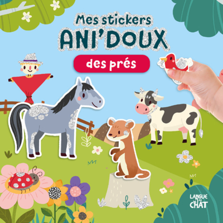 MES STICKERS ANI'DOUX DES PRES - PILLOW/COLLECTIF - LANGUE AU CHAT