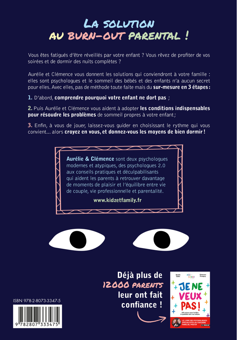 JE NE DORS PAS - LE GUIDE SUR-MESURE POUR LES PARENTS QUI VEULENT RETROUVER LE SOMMEIL - CALLET/PROMPSY - DE BOECK SUP