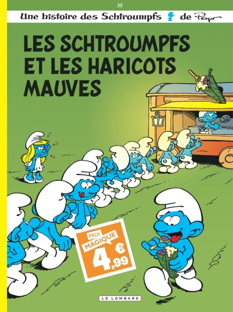 LES SCHTROUMPFS T35 LES SCHTROUMPFS ET LES HARICOTS MAUVES / EDITION SPECIALE (INDIS - GARRAY/PEYO - LOMBARD