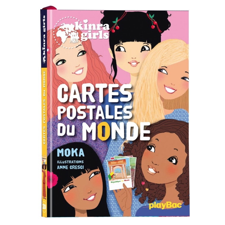 KINRA GIRLS T10 CARTES POSTALES DU MONDE - MOKA/CRESCI - PLAY BAC