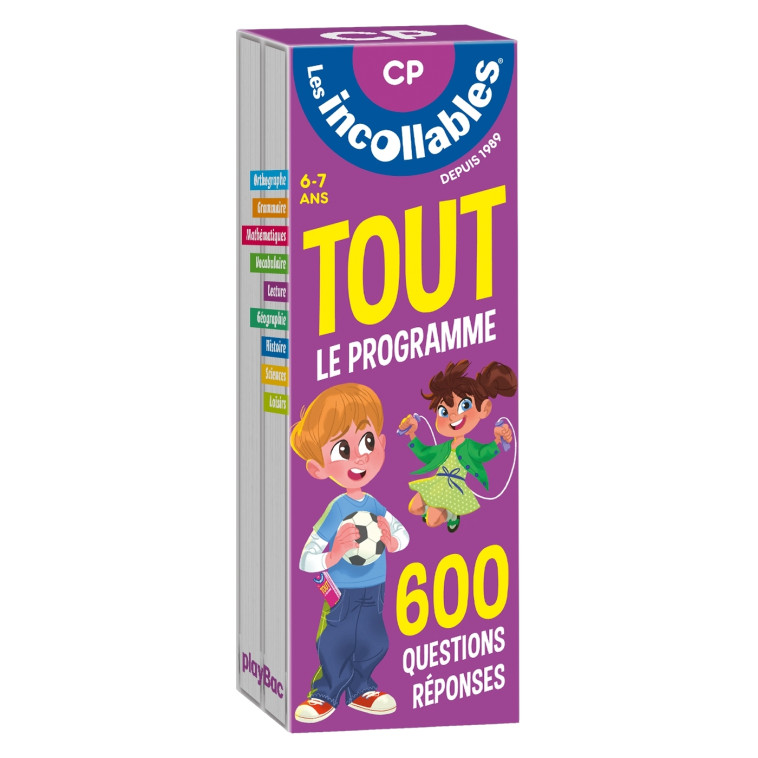 LES INCOLLABLES - TOUT LE PROGRAMME DU CP - 6/7 ANS - XXX - PLAY BAC