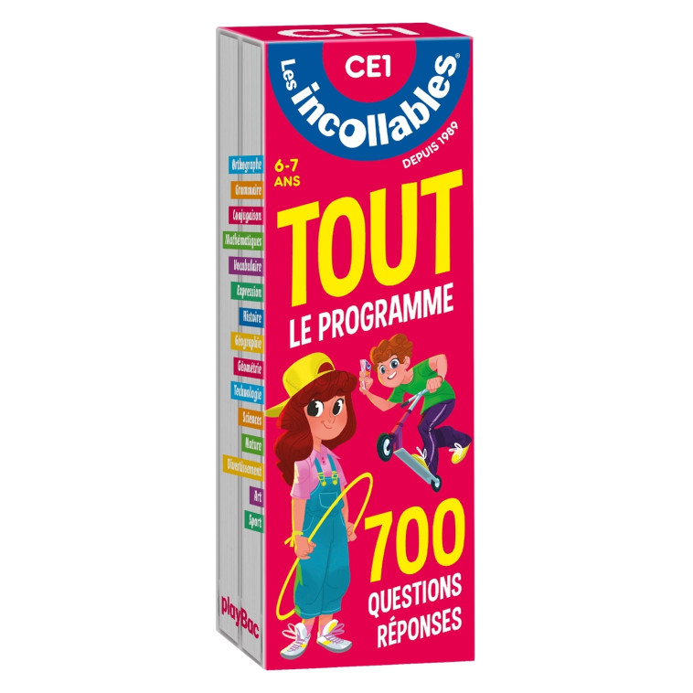 LES INCOLLABLES - TOUT LE PROGRAMME DU CE1 - 7/8 ANS CASE 15 - XXX - PLAY BAC