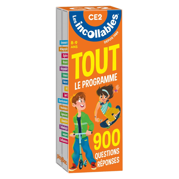 LES INCOLLABLES - TOUT LE PROGRAMME DU CE2 - 8/9 ANS - XXX - PLAY BAC