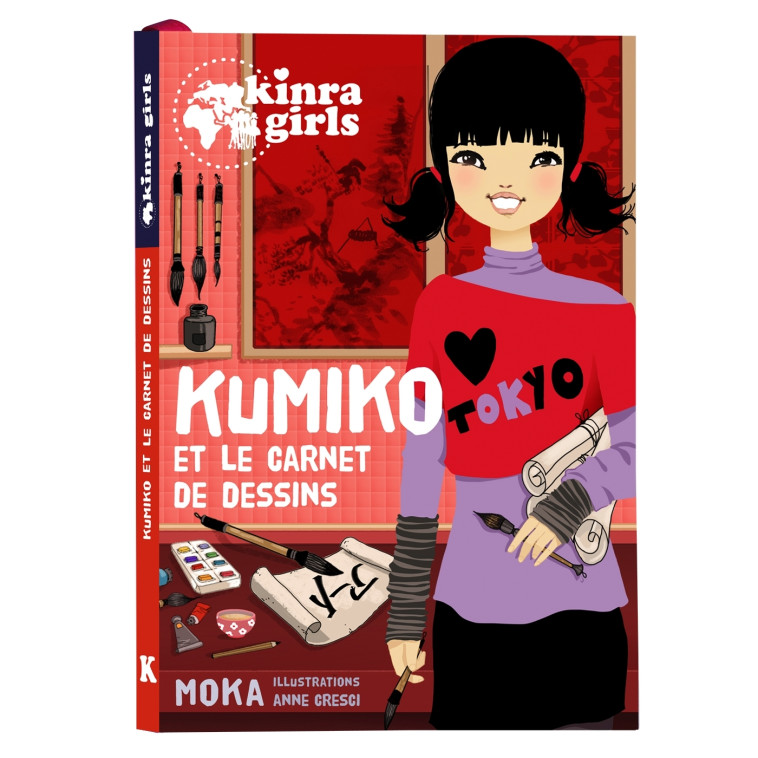 KINRA GIRLS - KUMIKO ET LE CARNET DE DESSIN - MOKA - PLAY BAC