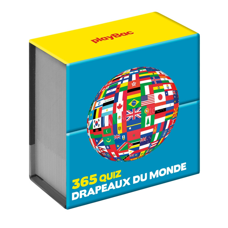 MINI CALENDRIER - 365 QUIZ SUR LES DRAPEAUX DU MONDE - XXX - PLAY BAC