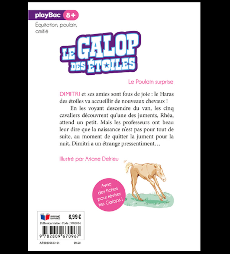 LE GALOP DES ETOILES T05 LE POULAIN SURPRIS - ZIMMERMANN/DELRIEU - PLAY BAC