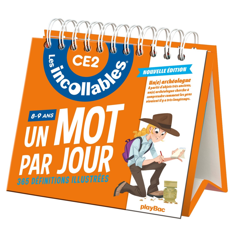 LES INCOLLABLES - UN MOT PAR JOUR - CE2 8/9 ANS - EDITION 2021 - XXX - PLAY BAC