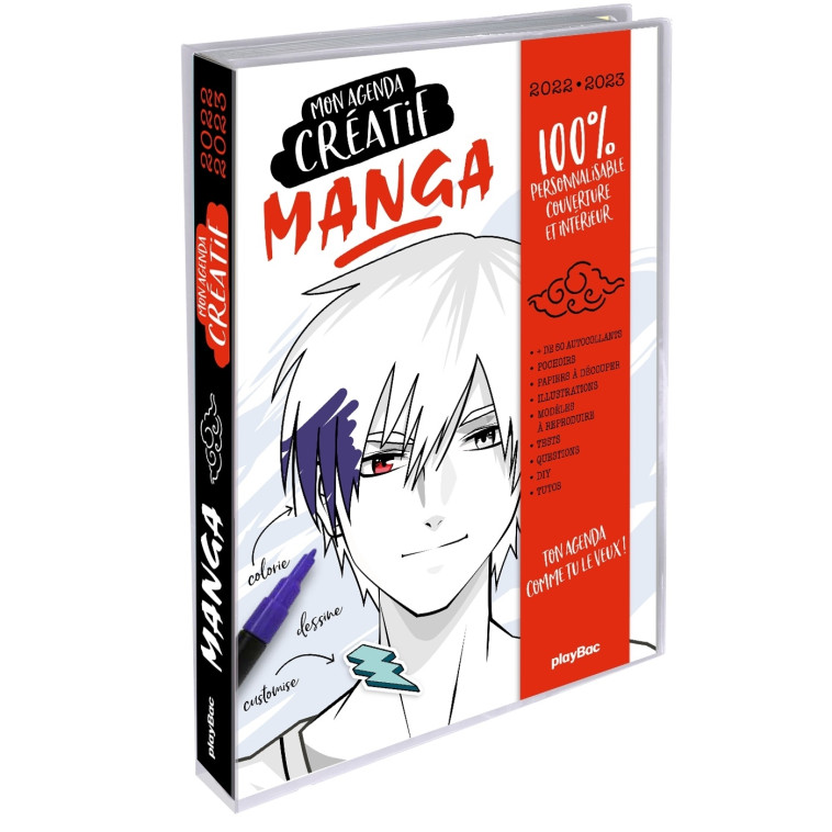 AGENDA SCOLAIRE DIY MANGA 2022-2023 - XXX - PLAY BAC