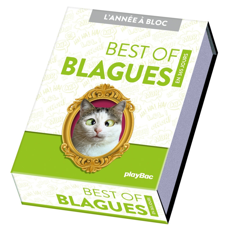 CALENDRIER BEST OF BLAGUES EN 365 JOURS - L'ANNEE A BLOC - XXX - PLAY BAC