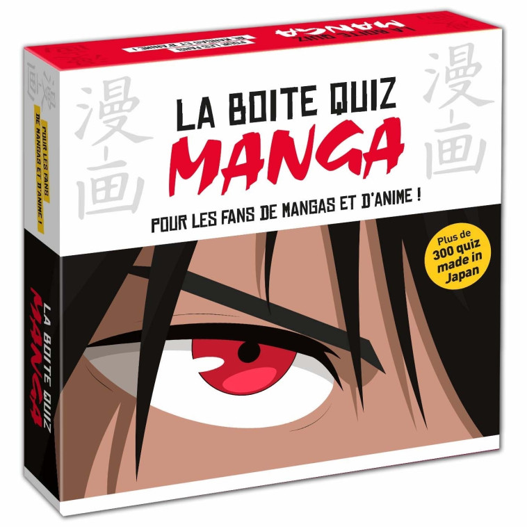 LA BOITE QUIZ MANGA - POUR LES FANS DE MANGAS ET D'ANIME ! - XXX - PLAY BAC