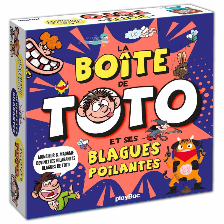 LA BOITE QUIZ DE TOTO ET SES BLAGUES POILANTES - XXX - PLAY BAC