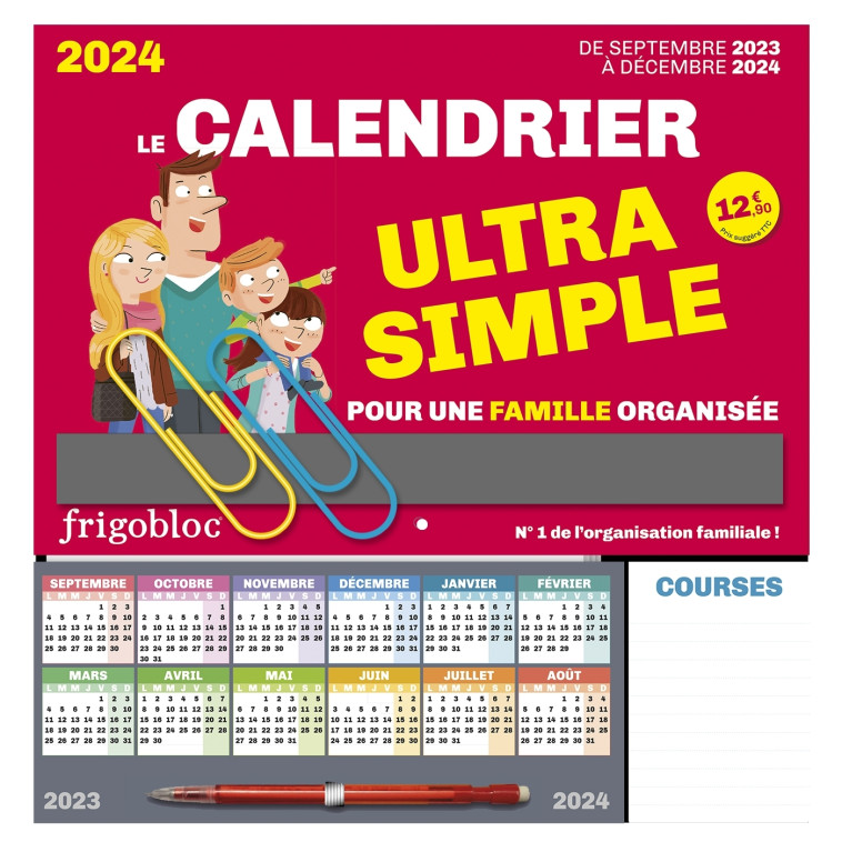 FRIGOBLOC LE CALENDRIER ULTRA SIMPLE - XXX - PLAY BAC