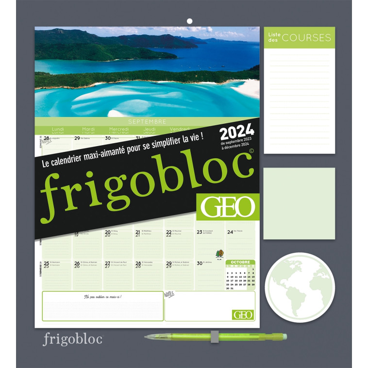 FRIGOBLOC MENSUEL 2024 GEO - XXX - PLAY BAC