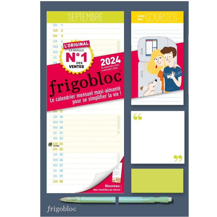 MINI FRIGOBLOC MENSUEL 2024 - XXX - PLAY BAC