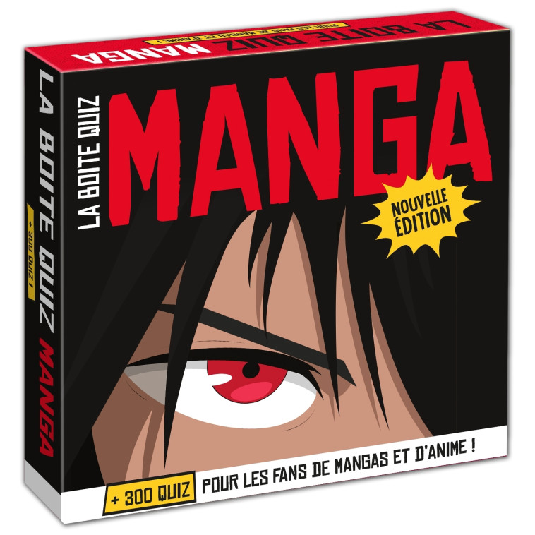 LA BOITE QUIZ MANGA - NOUVELLE EDITION - POUR LES FANS DE MANGAS ET D'ANIME ! - COLLECTIF - PLAY BAC