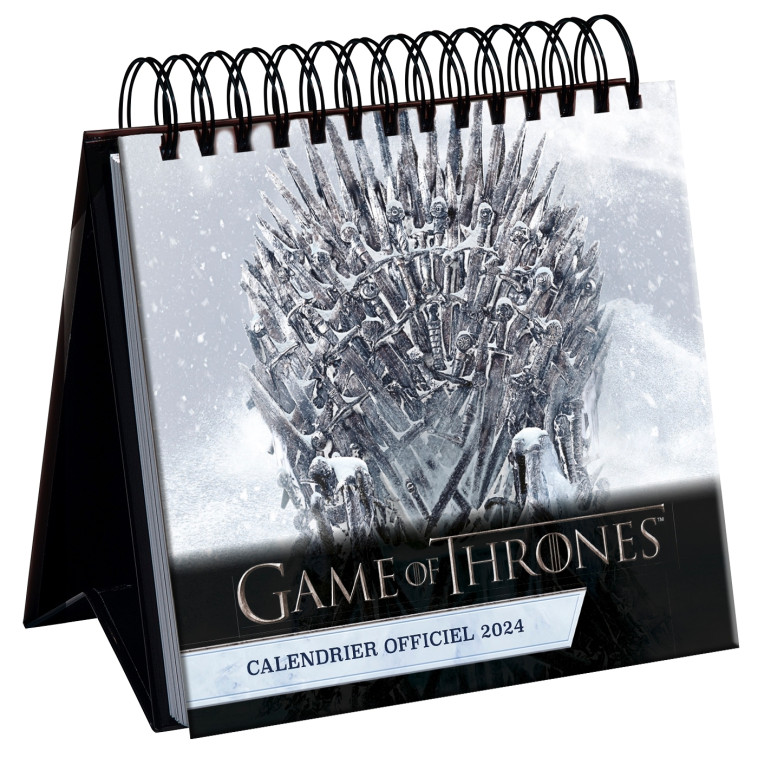 GAMES OF THRONES CALENDRIER OFFICIEL 2024 - COLLECTIF - PLAY BAC