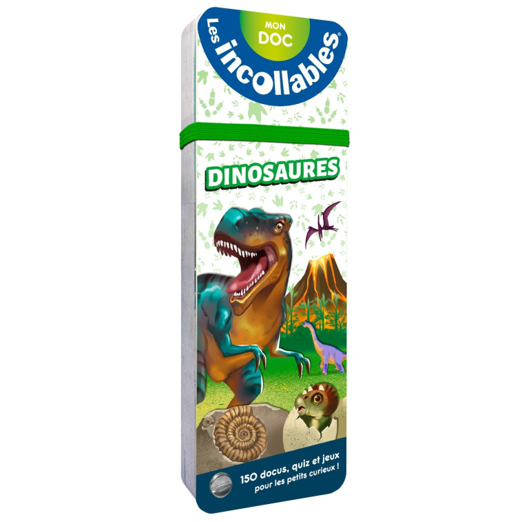 LES INCOLLABLES DINOSAURES 150 DOCUS QUIZ ET JEUX - XXX - PLAY BAC