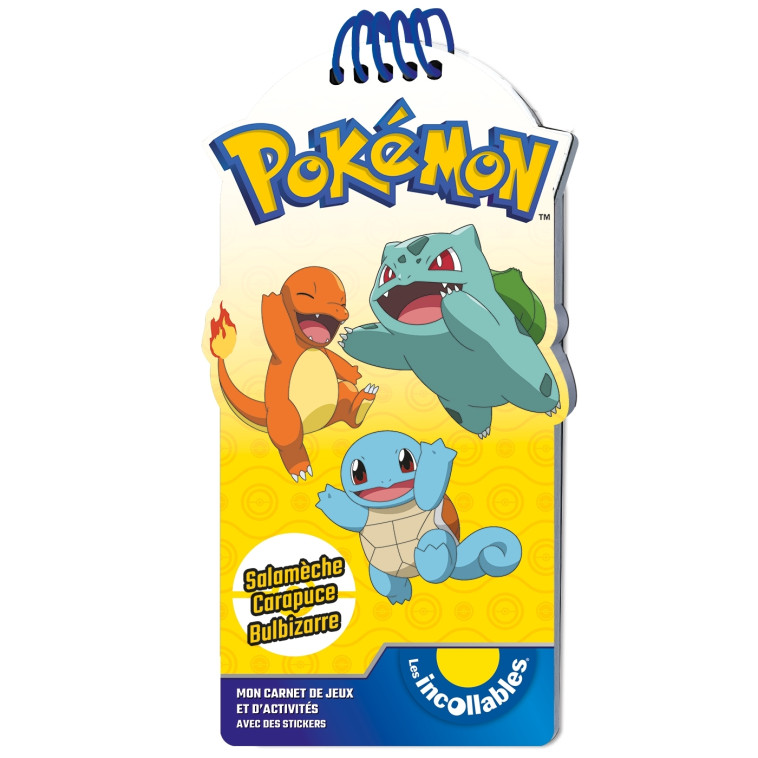 POKEMON MON CARNET CREATIF SALAMECHE, CARAPUCE ET BULBIZARRE - COLLECTIF - PLAY BAC