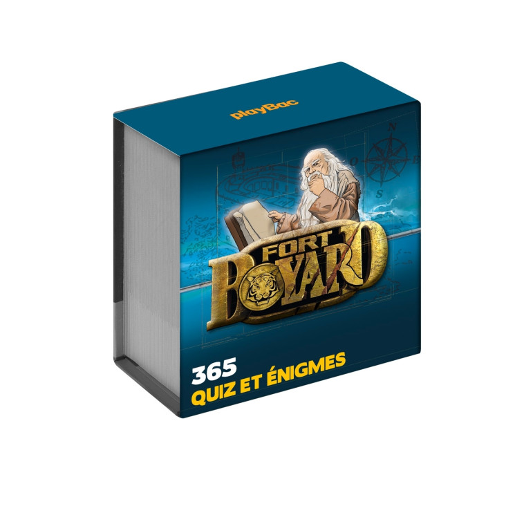 MINI CALENDRIER FORT BOYARD 365 QUIZ ET ENIGMES - COLLECTIF - PLAY BAC