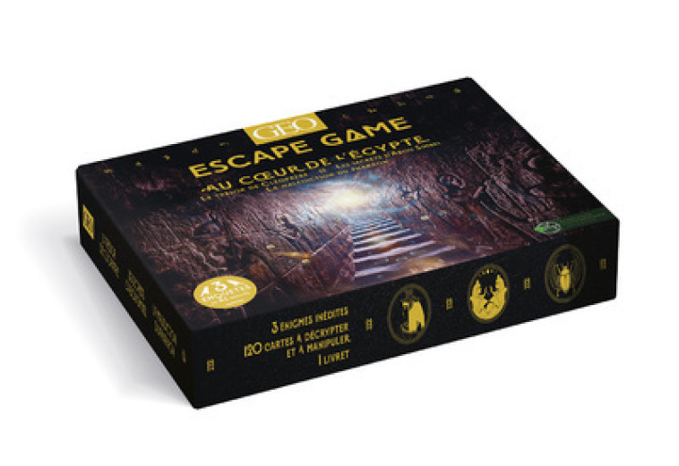 ESCAPE GAME - AU COEUR DE L'EGYPTE - COLLECTIF - GEO