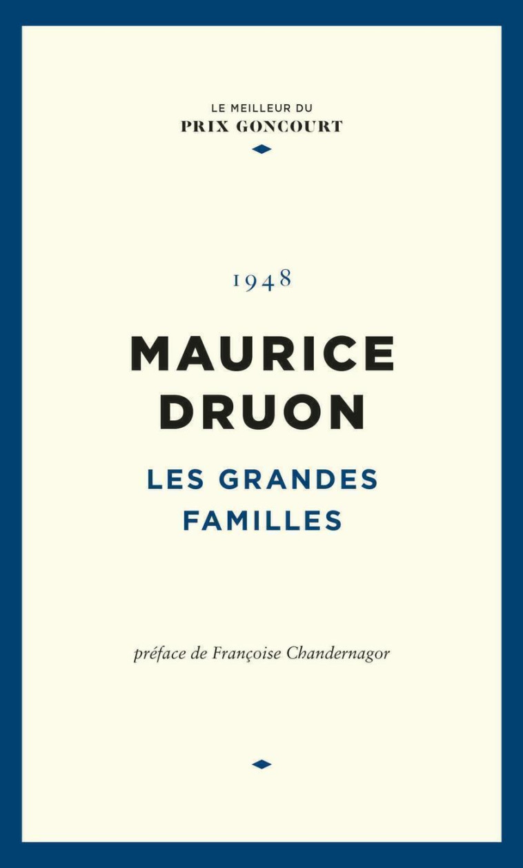 LES GRANDES FAMILLES - DRUON MAURICE - STE DU FIGARO