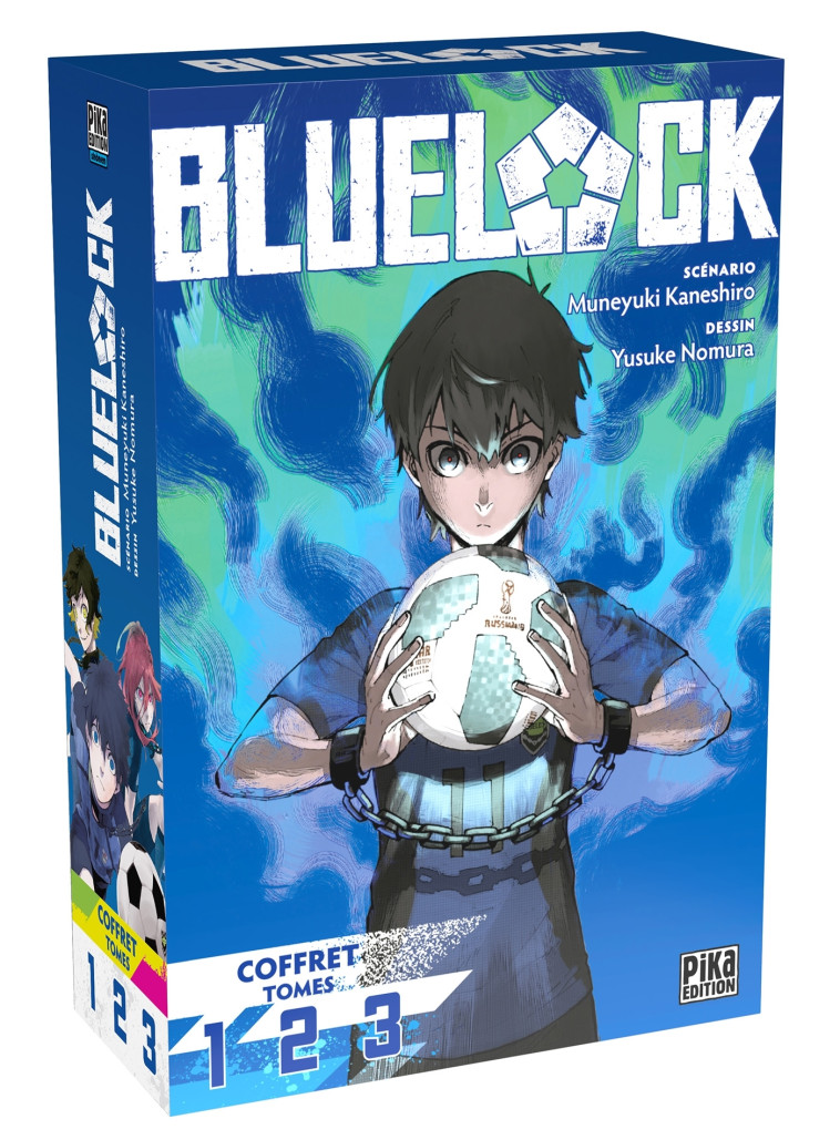 BLUE LOCK COFFRET T01 A T03 - NOMURA/KANESHIRO - PIKA