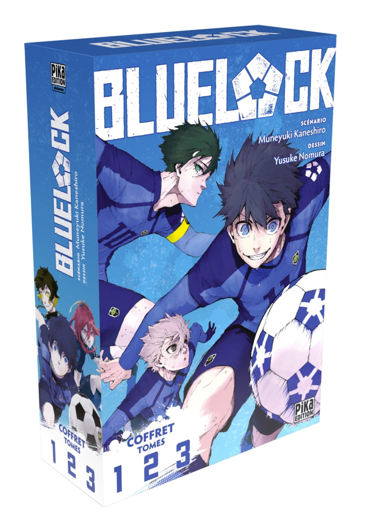 BLUE LOCK COFFRET T01 A T03 - NOMURA/KANESHIRO - PIKA