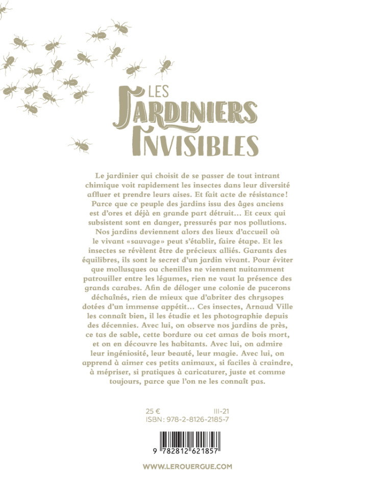 LES JARDINIERS INVISIBLES - VILLE/MATHIAS - ROUERGUE