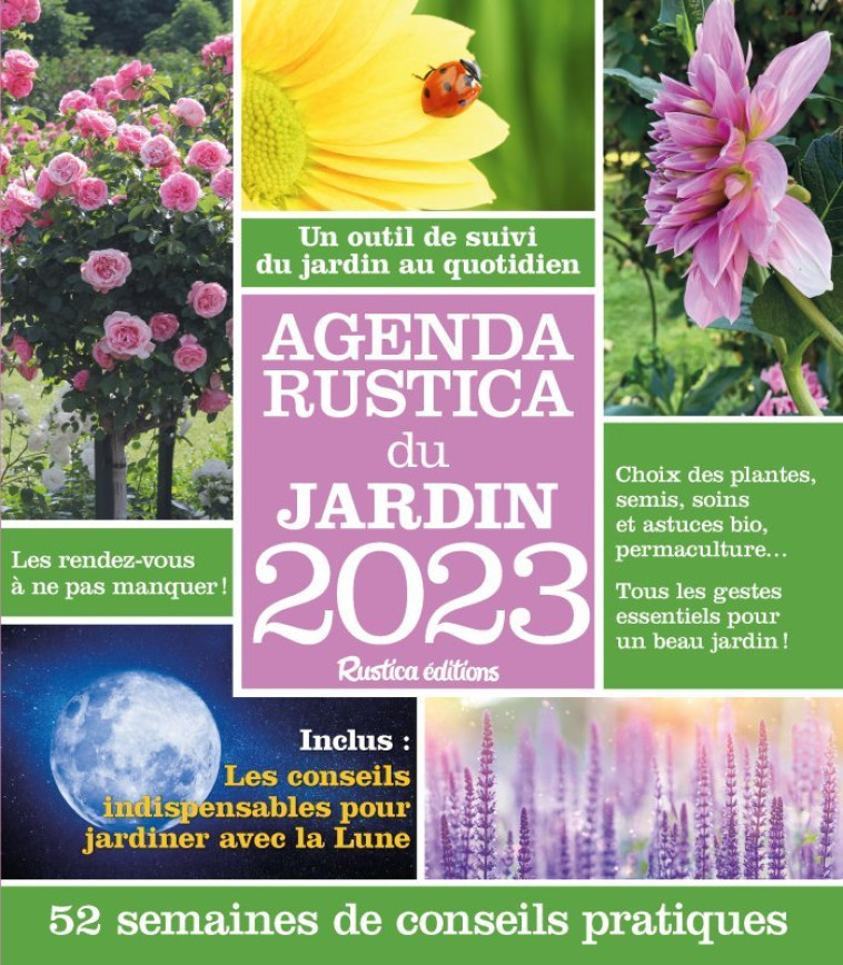 AGENDA RUSTICA DU JARDIN 2023 - ELGER ROBERT - RUSTICA