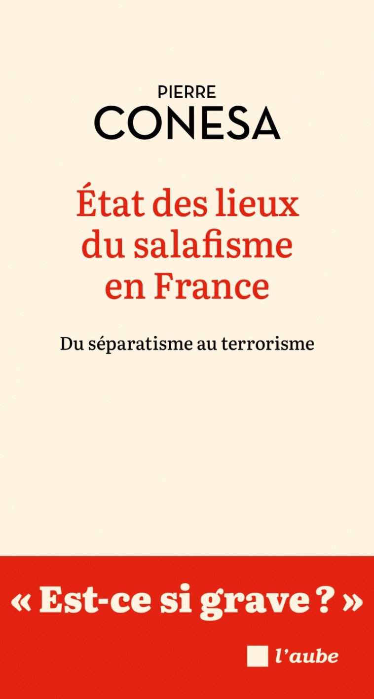 ETAT DES LIEUX DU SALAFISME EN FRANCE - CONESA PIERRE - DE L AUBE