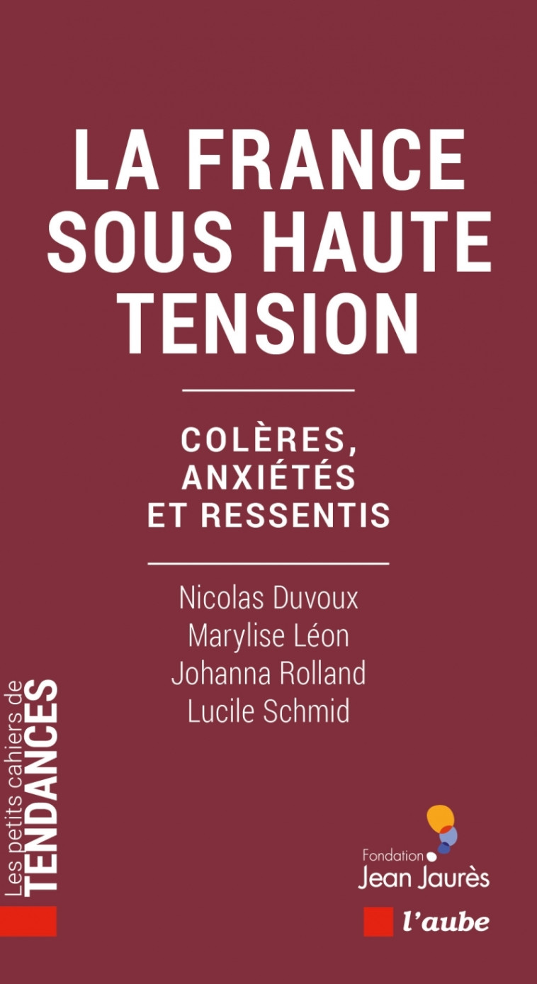 LA FRANCE SOUS HAUTE TENSION - DUVOUX/SCHMID/LEON/ROLLAND - DE L AUBE