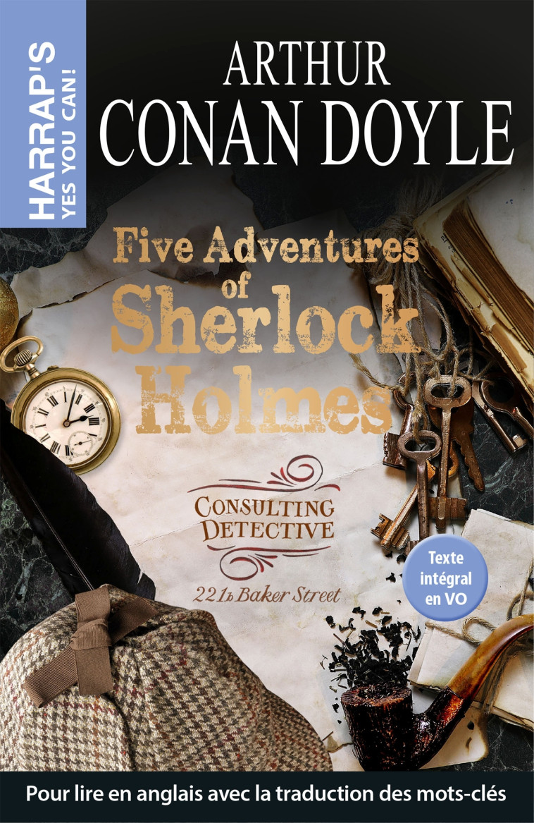 FIVE ADVENTURES OF SHERLOCK HOLMES - DOYLE ARTHUR CONAN - HARRAPS