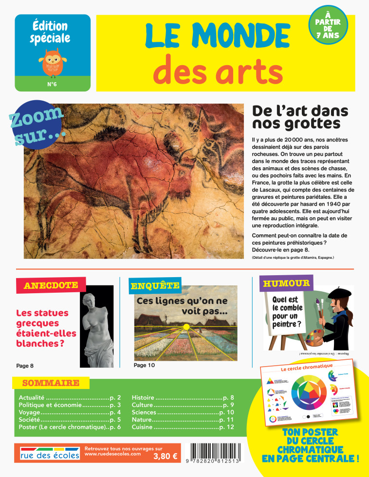 LE MONDE DES ARTS - EDITION SPECIALE N 6 - COLLECTIF - RUE DES ECOLES